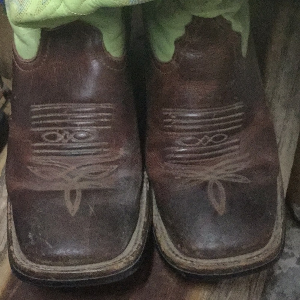 Tony lama buckaroo cowboy rodeo cowgirl festival boots tall ranch horse riding - Picture 12 of 14